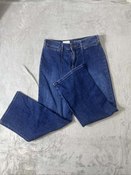 Anthropologie Accessories - Pilcro Anthropologie Women’s 27P Dark Wash Wide Leg Jeans Petite
